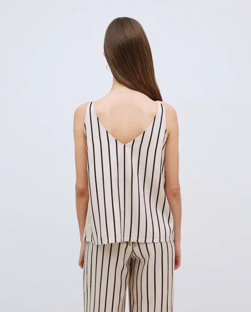 YERSE Top Tencel pico crudo Clearance