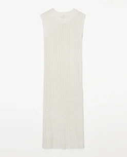 YERSE Vestido largo calado blanco New
