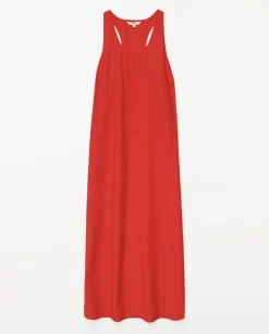 YERSE Vestido largo sin mangas coral Discount