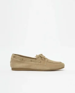 YERSE Zapato estilo náutico serraje beige Online