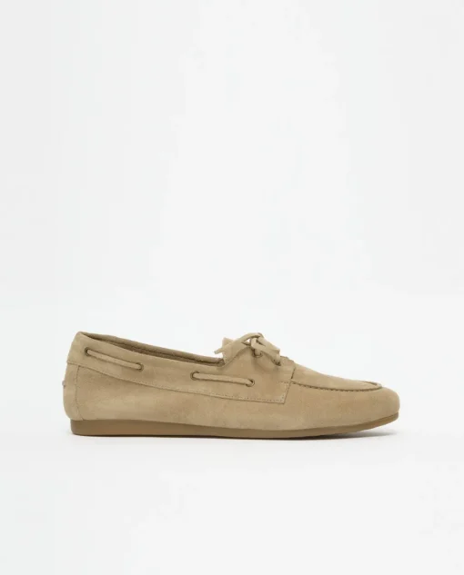 YERSE Zapato estilo náutico serraje beige Online
